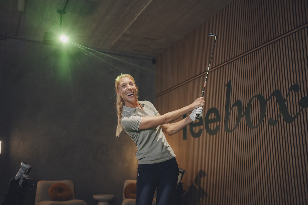Indoor golf Teebox in Bilthoven